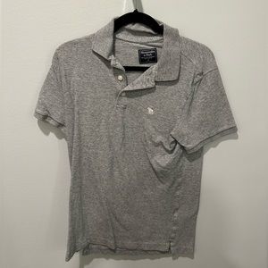 Abercrombie and Fitch grey button down